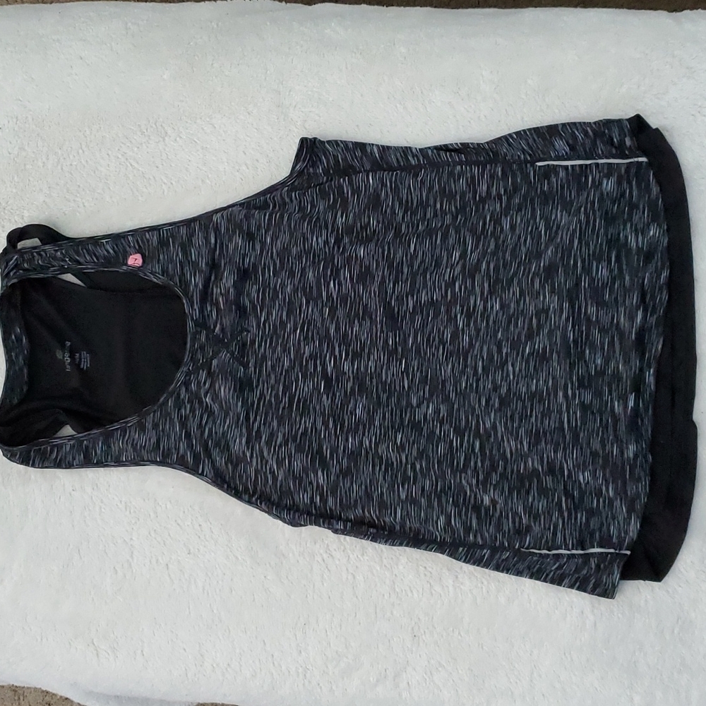 Layered workout tank